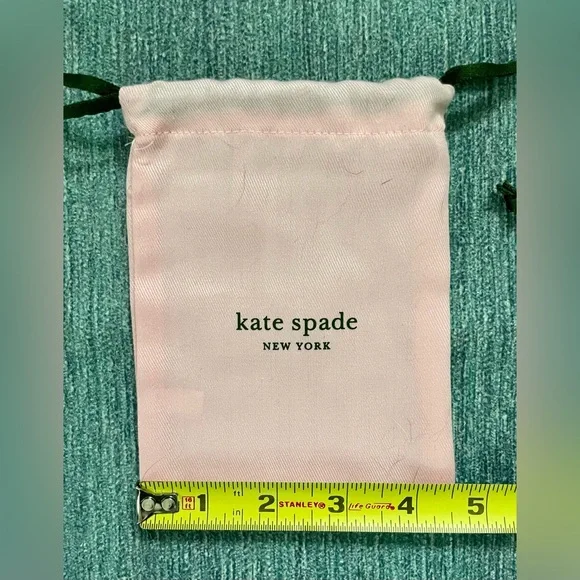 Kate Spade NEW YORK Jewelry Dust Bag Light Pink with Drawstring - Picture 7 of 7
